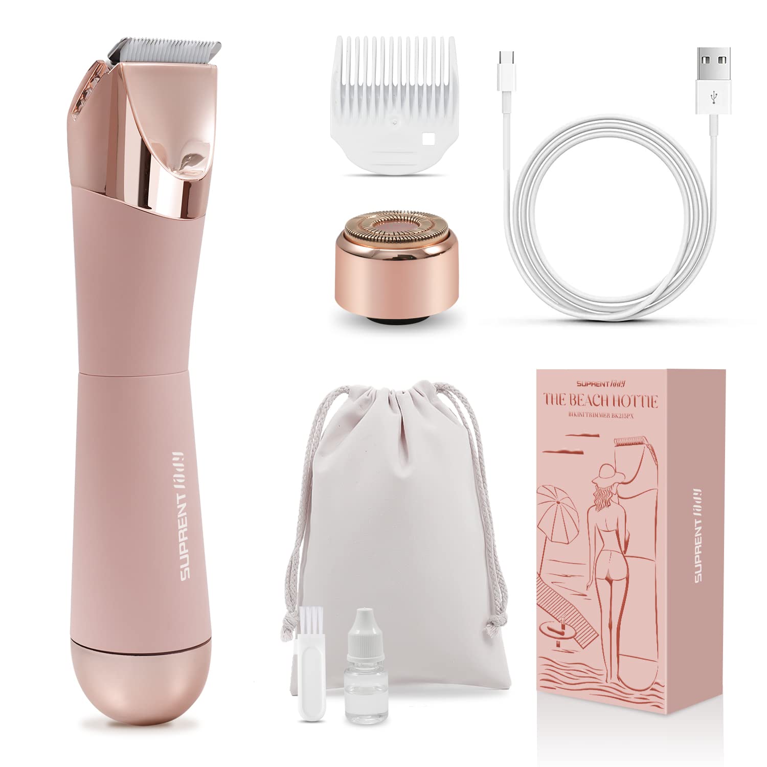 Amazon.com: SUPRENT Bikini Trimmer Women- Painless Ladies Hair